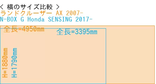 #ランドクルーザー AX 2007- + N-BOX G Honda SENSING 2017-